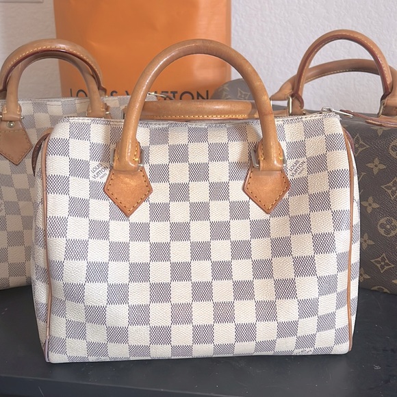 🤍 Louis Vuitton Speedy 25 Azur 🤍 - Picture 3 of 12